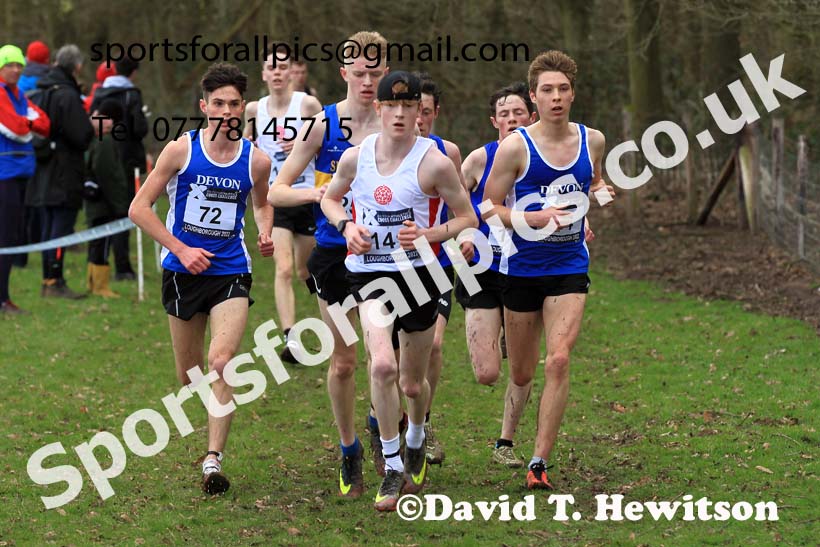 Mens Under-20s 2022 CAU Inter Counties Cross Country, Prestwold Hall, Loughborough.  Photo: David T. Hewitson/Sports for All Pics